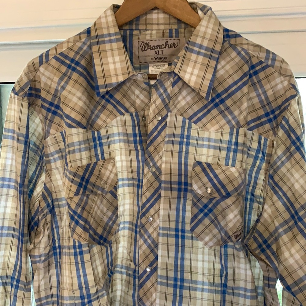 Button Pearl Snap Long Sleeve Shirt